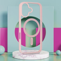 Acrylic Color Magsafe maciņš iPhone 17 gaiši rozā