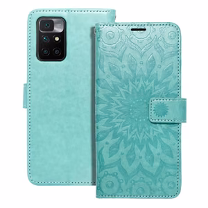 MEZZO grāmatas viedtālruņa apvalks XIAOMI Redmi 10 / 10 2022 mandala zaļa