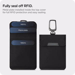 Pretzagļu Spigen maciņš Keyless RFID signāla bloķētājs - melns