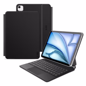 Tech-Protect Smartcase Magnētiskais ar tastatūru iPad Air 10.9” 2020 / 2022 / iPad Air 11” 2024 / 2025 - Melns