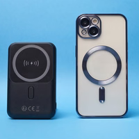 Forever bezvadu barošanas banka MATB-100 PD QC 22,5W 10000 mAh magnētiska melna