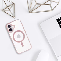 Acrylic Color Magsafe maciņš iPhone 17 gaiši rozā