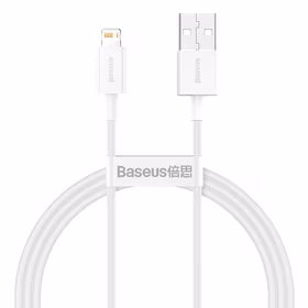 Baseus kabelis Superior USB - Lightning 1,0 m 2,4A balts