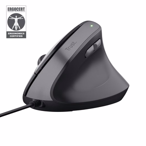 Trust Bayo II ergonomiska optiskā pele, melna