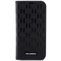 Karl Lagerfeld KLBKP14XSAKLHPK iPhone 14 Pro Max 6.7" Viedtālruņa apvalks (m) - melns (m) Saffiano Monogrāma