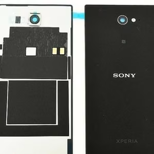 Aizmugurējais vāks Sony D2303 Xperia M2 melns oriģināls (lietots Grade B)