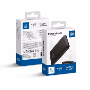 Portatīvais lādētājs Blue Star W0539 5000 mAh 2A melns