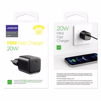 Joyroom ātrs sienas lādētājs USB Type C 20W Power Delivery Quick Charge 3.0 AFC melns (L-P202)