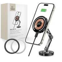 Tech-Protect MM15W-V8 Magnētiskais turētājs priekš paneļa ar MagSafe 15W - melns