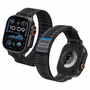 Spigen WBF0 ремешок для Apple Watch 44 / 45 / 46 / 49 mm — черный