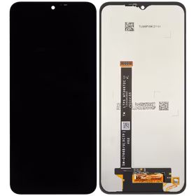 LCD displejs saderīgs ar Samsung G766 Xcover 7 Pro melns (Service Pack)