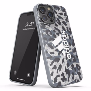 Adidas OR SnapCase Leopard viedtālruņa apvalks iPhone 13 Pro Max - pelēks