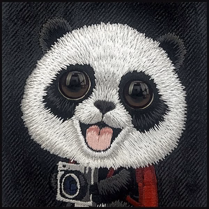 Nimmy Big Eyed Pet 2.0 pandas viedtālruņa apvalks iPhone 17 - melns