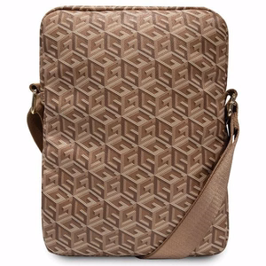 Guess soma GUTB10HGCFSEW 10" brūna GCube Stripe planšetes soma