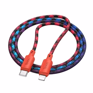 Cable USB C to Lightning Hoco PD 27W 1m X116 gradient red