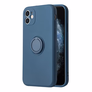 Vennus силиконовый чехол с кольцом для Iphone 11 Pro синий