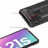 ARMOR viedtālruņa apvalks SAMSUNG A21S melns