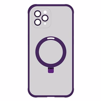 Viedtālruņa apvalks ar statīvu MagSafe IPhone 11 Pro Max (m) - violets