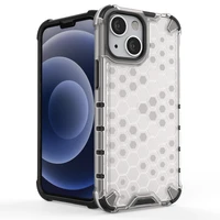 Honeycomb Case bruņu vāks ar TPU buferi iPhone 13 mini sarkans