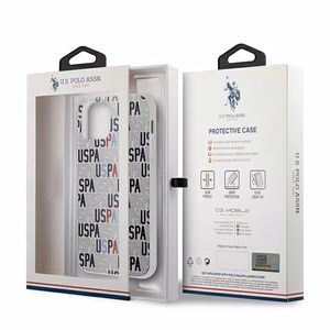 US Polo USHCP12SPCUSPA6 Logo Mania Collection vāciņš ierīcei iPhone 12 mini 5.4", balts