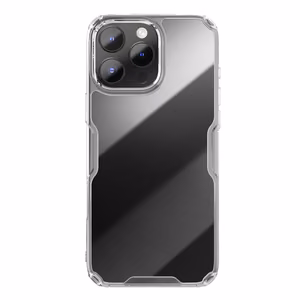 Nillkin Nature Pro vāciņš iPhone 16 Pro Max - caurspīdīgs un balts