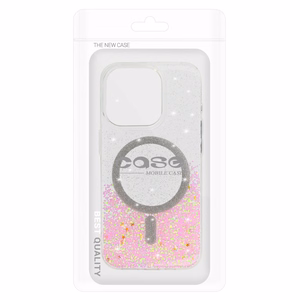 Viedtālruņa apvalks Tel Protect Moonlite Magsafe Case for Iphone 16 Pro - rozā caurspīdīgs