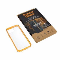 PanzerGlass ClearCase antibakteriālais viedtālruņa apvalks ar Military Grade sertifikātu iPhone 13 Mini - caurspīdīgs dzeltens