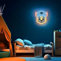 Hanging neon LED Paw Patrol on plexiglass - Chase OW-130346
