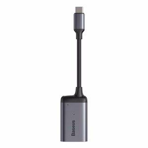 Baseus adapteris HUB - Type C uz VGA + Type C PD - (CAHUB-O0G) tumši pelēks