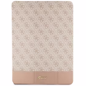 Guess 4G Stripe Allover apvalks iPad Pro 12.9" - rozā