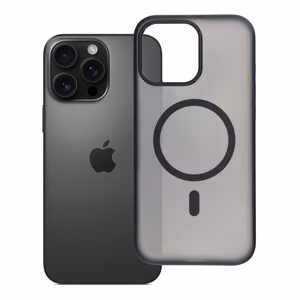 Maciņš iPhone 16 PRO MAX Flexline Mag Cover, saderīgs ar MagSafe, melns