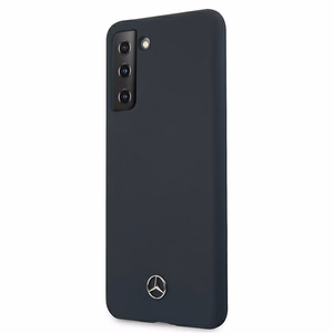 Mercedes Silikona Line apvalks Samsung Galaxy S21 zils