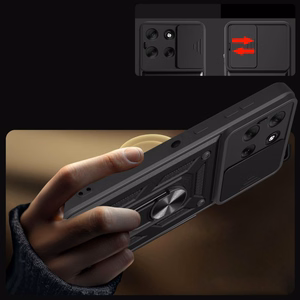 Tech-Protect CamShield Pro viedtālruņa apvalks Motorola Moto G86 5G - melns