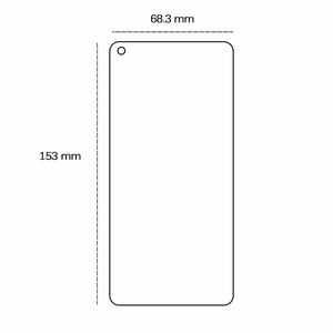 Rūdītais aizsargstikls 2,5D Oppo Reno 5 4G / Reno 5 5G / Reno 5K 5G / Find X3 Lite