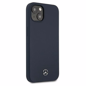 Mercedes silikona līnijas viedtālruņa apvalks iPhone 13 mini – tumši zils