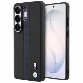 BMW Perforated Stripe Logo MagSafe Maciņš for Samsung Galaxy S26 Ultra - zils