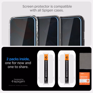 Spigen Glas.TR "Ez Fit" Privacy HD 2 komplekts privātuma stikls Google Pixel 9 / 9 Pro