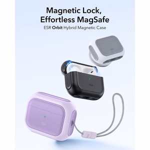 ESR Orbit Halolock MagSafe case for AirPods Pro - purple