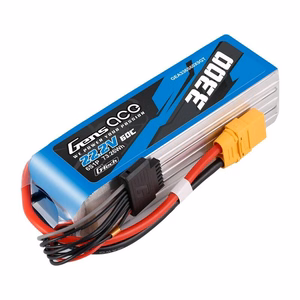 Lipo akumulators Gens Ace G-Tech 3300 mAh, 22,2 V, 60C, 6S1P, XT90