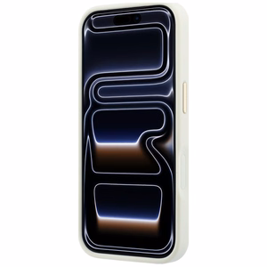 Guess Peony 4G Small Logo MagSafe maciņš iPhone 17 Pro Max / 18 Pro Max, bēšs