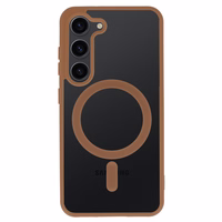 Akrila krāsains magnētiskais viedtālruņa apvalks Samsung Galaxy S24 titāna