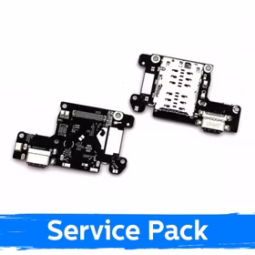 Charging Port Saderīgs ar Xiaomi Mi 9T / 9T Pro Ar Flex / Plata Original (Service Pack)