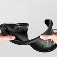 Viedtālruņa apvalks Xiaomi Redmi Note 11 Pro+ 5G (China) / 11 Pro 5G (China) / Mi11i HyperCharge / Poco X4 NFC 5G no oglekļa šķiedras, elastīgs - melns