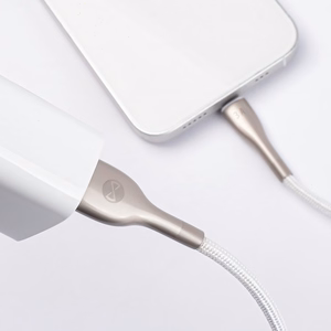 Forever Sleek kabelis USB - USB-C 1,0 m 3A balts