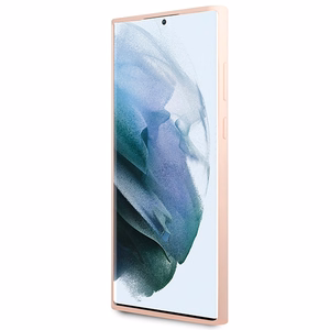 Karl Lagerfeld KLHCS23LSNCHBCP Silicone Choupette vāciņš ierīcei Samsung Galaxy S23 Ultra (S918), rozā