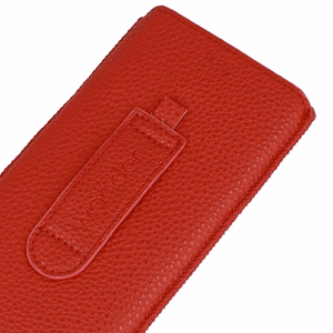 WONDER Deko viedtālruņa apvalks (izmērs XXL) Samsung S25 Ultra/S24 Ultra/M35/M23/A16 5G/Xiaomi Redmi 14C sarkans