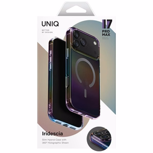 Uniq Iridescia чехол iPhone 17 Pro Max Magclick Charging - многоцветный