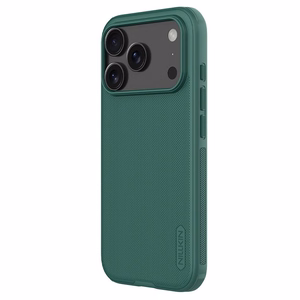 Nillkin Super Frosted Shield Pro maciņš, paredzēts iPhone 17 Pro Max, tumši zaļš