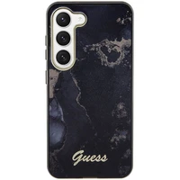 Guess GUHCS23SHTMRSK S23 S911 melns/melns cietais apvalks Golden Marble Collection