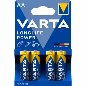 VARTA Alkaline Battery R6 (AA) Longlife Power 4 pcs